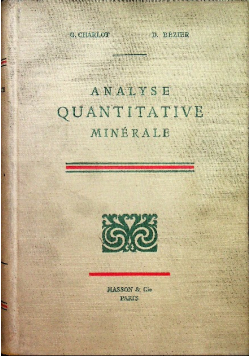 Analyse Quantitative Minerale