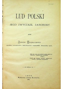 Lud polski 1884 r.