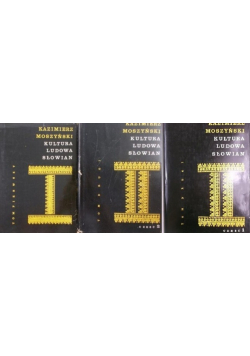 Kultura ludowa słowian Tom 1 i  2