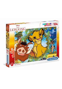 Puzzle 104 Super kolor Lion king