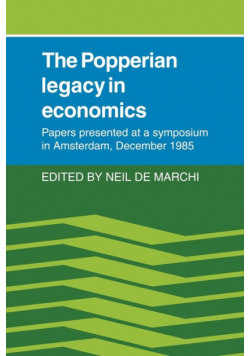 The Popperian Legacy in Economics