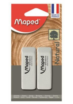 Gumka ekologiczna Dessin medium 2szt blst MAPED