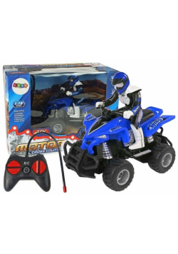Quad zdalnie sterowany niebieski 27 Mhz 1:16