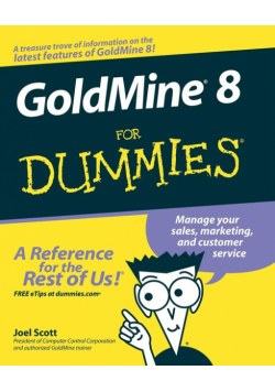 GoldMine 8 For Dummies