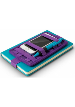 Bookaroo Notebook Tidy Organizer na notes fiolet