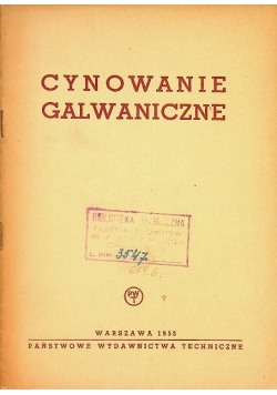 Cynowanie galwaniczne