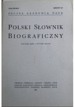 Polski słownik biograficzny tom XXVII / 4 Zeszyt 115