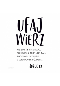 Podstawka korkowa - Ufaj i wierz