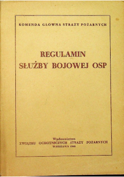 Regulamin służby bojowej OSP