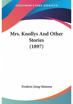 Mrs. Knollys And Other Stories (1897)