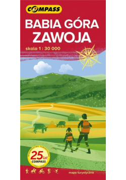 Mapa tur. - Babia Góra, Zawoja 1:30 000 w.2021