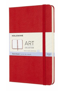 Szkicownik M 11,5x18cm 88K TW czerwony