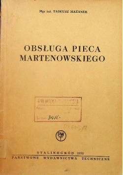 Obsługa pieca martenowskiego
