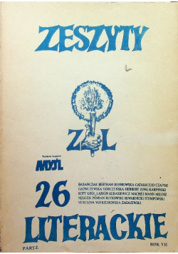 Zeszyty Literackie 26