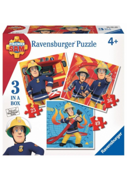 Puzzle 3w1 Strażak Sam