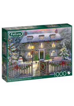 Puzzle 1000 Falcon Dom w świątecznej oprawie