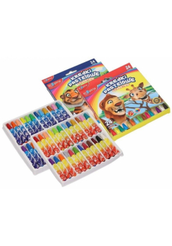 Kredki pastelowe 24 kolory