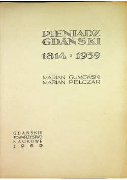 Pieniądz gdański 1814 - 1939