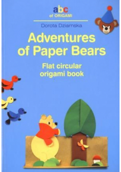 Adventures of Paper Bears. Flat circular origami