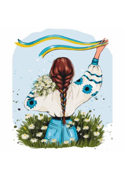 Malowanie po numerach - Patriotka 40x50cm