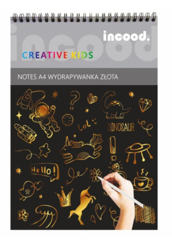 Notes wydrapywanka złota A5