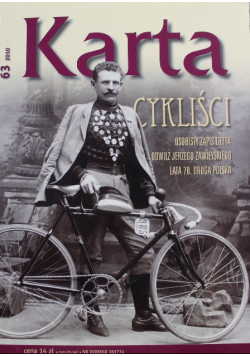 Karta nr 63 Cykliści