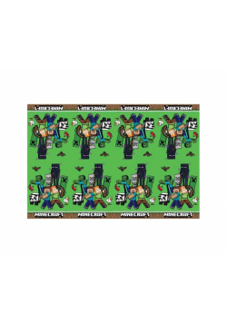 Obrus plastikowy Minecraft 120x180cm