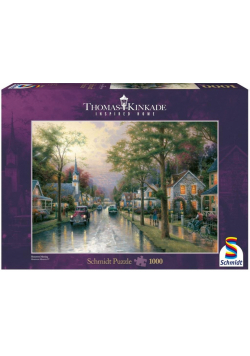 Puzzle PQ 1000 Poranek w rodzinnym mieście G3
