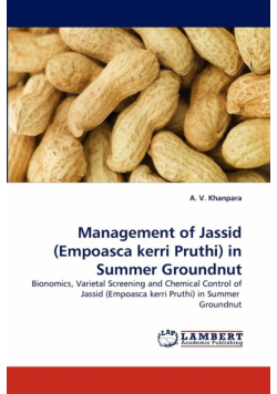 Management of Jassid (Empoasca Kerri Pruthi) in Summer Groundnut