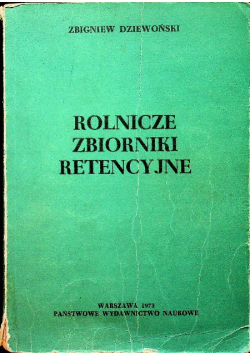 Rolnicze zbiorniki retencyjne