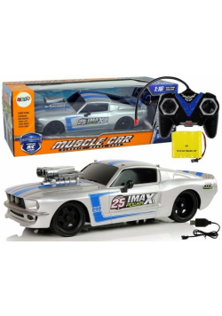 Auto Sportowe 1:16 zdalnie sterowane srebrne
