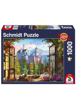 Puzzle PQ 1000 Widok na bajkowy zamek G3