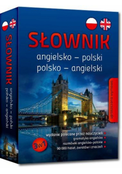 Słownik ang-pol-ang 3w1 90000 haseł+gram. BR GREG