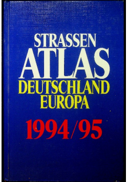 Strassen atlas deutschland europa 1994 95