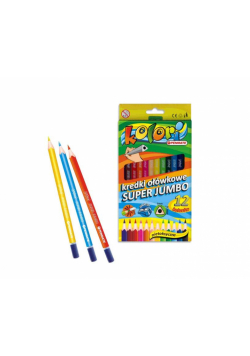 Kredki Premium Kolori Jumbo 12 kolorów PENMATE