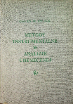 Metody instrumentalne w analizie chemicznej