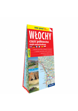 Włochy. Część północna; papierowa mapa samochodowa 1:650 000