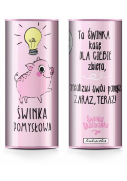 Skarbonka puszka Świnka pomysłowa
