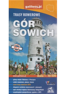 Mapa tras rowerowych - Góry Sowie 1:40 000