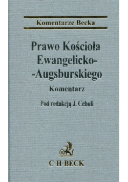 Prawo Kościoła Ewangelicko-Augsburskiego Komentarz