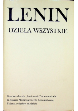 Lenin Dzieła wszystkie tom 41