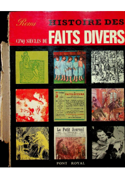 Histoire des faits divers