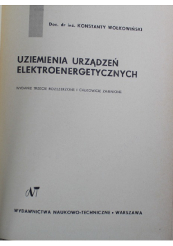 Uziemienia urządzeń elektroenergetycznych