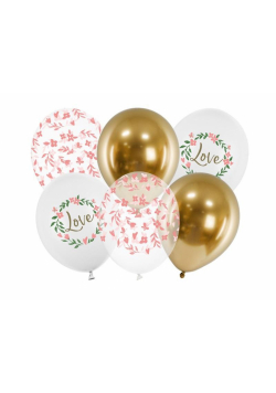 Balony Love 30cm 6szt
