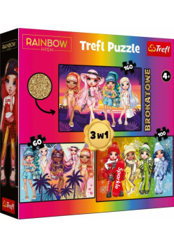 Puzzle 3w1 Rainbow High TREFL