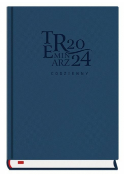 Terminarz 2024 A5 dzienny Codzienny granatowy
