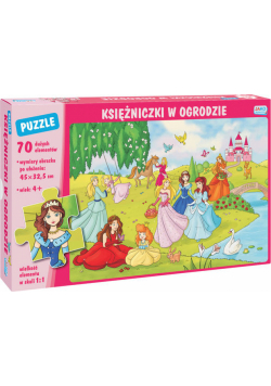 Puzzle Księżniczki w ogrodzie 70