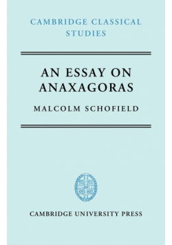 An Essay on Anaxagoras