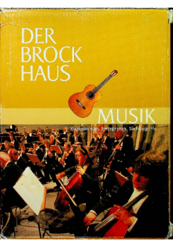 Der Brockhaus Musik Komponisten Interpreten Sachbegriffe