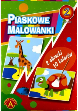 Piaskowa Malowanka Żyrafa Żółw